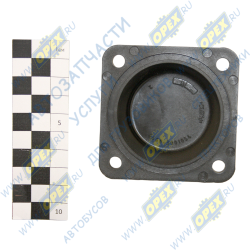 6460-3001054 Крышка 74х74; h=26; 4отв.ф7, ПВХ поворотного кулака верхняя ГК Ростар1